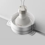 Точечный светильник под гипсокартон встраиваемый Maytoni Flint DL101-GU10-TRS-W (220V, круглые, IP44)