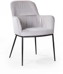 Стул с подлокотниками Barkley, микровелюр серый Top Concept BARKLEY 2001000000340
