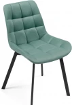 Стул Notta на металлокаркасе Челси бирюзовый / черный 527307