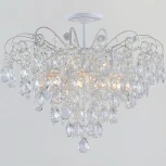 Потолочная люстра хрустальная на штанге Reluce 04055-0.3-07 WH+GOLD PN (220V)