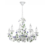 Подвесная люстра Vitaluce V1823-0/8 (220V, на цепи, цветы, розы)