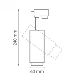 Трековый светильник Lightstar Fuoco 215246 (LED, 220V)