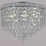 Потолочная люстра на штанге хрустальная Reluce 90188-0.3-08 CR