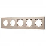 Рамка пластиковая FRM-PERIO-PL-5-GD (Arlight) 049765