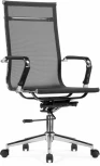 Компьютерное кресло для оператора Reus Woodville (Металл,Сетка,Нейлон/Черный,Хром) арт.15900