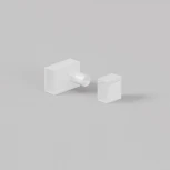 Заглушки для гибкого неона 12x6 мм 2 шт. (выход боковой) Maytoni Изгиб поперек оптической оси 432033