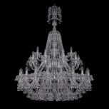 Подвесная люстра Bohemia 1409 1409/20+10+5/400/XL-152/2d/Ni