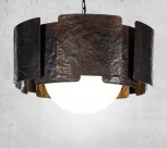 Подвесной светильник 2К Светомастерская Ferrum 011 CS201 (220V, на проводе, шар)