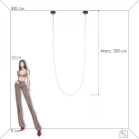 Подвесной светильник с гибким неоном Loft It Lori 10230/5000 (LED)