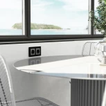 Рамка на 2 поста (черный, стекло soft-touch) Werkel W0023108 (a064573)