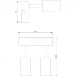 Спот Eurosvet Bronze 20063/2 античная бронза