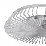 Потолочный светильник круглый с вентилятором Mantra Himalaya 7122 (LED, 220V, диммер, пульт управления, свето-шумовой датчик, управление смартфоном, умный дом - Tuya Smart, круглые)