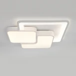 Потолочный светодиодный светильник с таймером Escada Streamline 10298/3LED 53Вт,с ПДУ, металл/акрил, белый (220V)