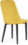 Стул Woodville на металлокаркасе Фена R горчичный / черный 551062