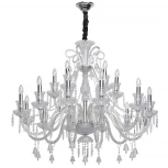 Подвесная люстра Chiaro Барселона 313012418 (220V, на цепи, подсвечник, свеча)