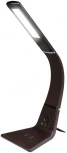 Офисная настольная лампа с беспроводным ЗУ Uniel TLD-565 Brown/LED/360Lm/3000-6000K/Dimmer/WR (220V, диммер, сенсорный выключатель)