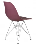 Стул обеденный DSR (ножки хром, цвет пыльная роза (NX-P-11))