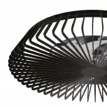 Потолочный светильник круглый с вентилятором Mantra Himalaya 7121 (LED, 220V, диммер, пульт управления, свето-шумовой датчик, управление смартфоном, умный дом - Tuya Smart, круглые)