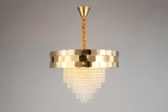 Подвесная люстра Dzhoell APL.823.03.12 (220V, хрусталь, подвески, на цепи)