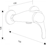 Смеситель M&Z Delizia DLZ00807 для душа