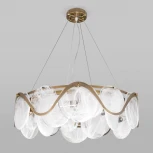 Подвесная люстра Wi-Fi Bogate's Galicia 354/6 Smart (322/6) (220V, управление смартфоном, голосовое управление, умный дом - Minimir Home, Алиса, Маруся, Салют, на тросе, круглые)