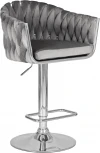 Стул барный DOBRIN MARCEL (серый велюр (MJ9-75))