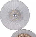 Бра светодиодное Arte Milano AM-1252B 4.1252B.D250.H500.LED Ni (220V, круглые)