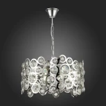 Подвесная люстра ST Luce Letina SL1103.103.08 (220V, хрусталь, на цепи, круглые)