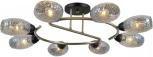 Потолочная люстра на штанге ILLUMICO IL0300-8CSQ-79 BK AB