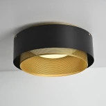 Потолочный светильник круглый Casing C 38 Черный Imperiumloft Casing-C01 (189556-26) (LED, 220V, пульт управления, круглые)