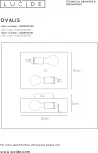 Настенный светильник Lucide Ovalis 12219/02/30 (220V)