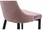 Стул Woodville на металлокаркасе Kora light purple / black 15094