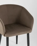 Кресло Stool Group Ральф велюр коричневый УТ000004169