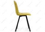 Стул Notta на металлокаркасе Чилли горчичный / черный 489710