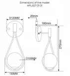 Бра Aployt Enn APL.627.01.01 (220V, шар)