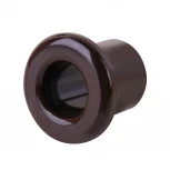 Втулка для вывода кабеля из стены 2 шт. (коричневый) Ретро Werkel W6421114 (a051049)