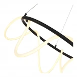 Подвесной светильник ST Luce Sagrato SL6102.403.55 Черный/Белый LED 1*35W 3000K