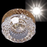 Встраиваемый точечный светильник Sneha 7299/H-S G9 GD (220V, круглые)