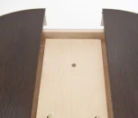 Стол Леонардо D100, Слоновая кость/Темный орех, Аврора