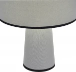 Настольная лампа ST Luce Jackie SL1354.714.01 Серый/Серый, Черный E27 1*40W (220V, круглые)