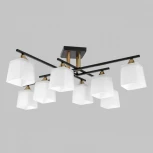 Потолочная люстра на штанге Imex MD.5985-8-S-BK+COP