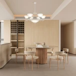 Подвесная люстра Arte Milano AM340518 340518/6-3 WT+G (220V, на цепи)