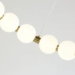 Подвесная люстра Favourite Gubbare 4014-10P (LED, 220V, на тросе, шарики, бусы)