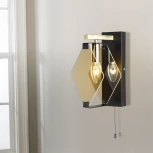 Бра настенное Aragon 60126/1 черный (60116/1)