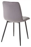 Стул DUBLIN G062-40 серый/ черный каркас, велюр