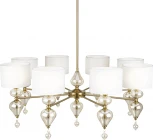 Потолочная люстра на штанге Freya Raise FR5369CL-08BS (220V)