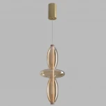 Светильник подвесной Crystal Lux QUASAR SP14W LED AMBER (220V, на проводе)