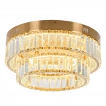 Потолочная люстра светодиодная MyFar Irina MR2011-2CL (220V, хрусталь)