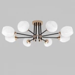 Потолочная люстра на штанге Imex MD.4144-8-S-BK+FGD