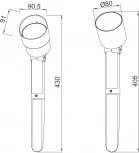 Грунтовый светильник светодиодный Oasis Light WiZ W6092-SP Gr